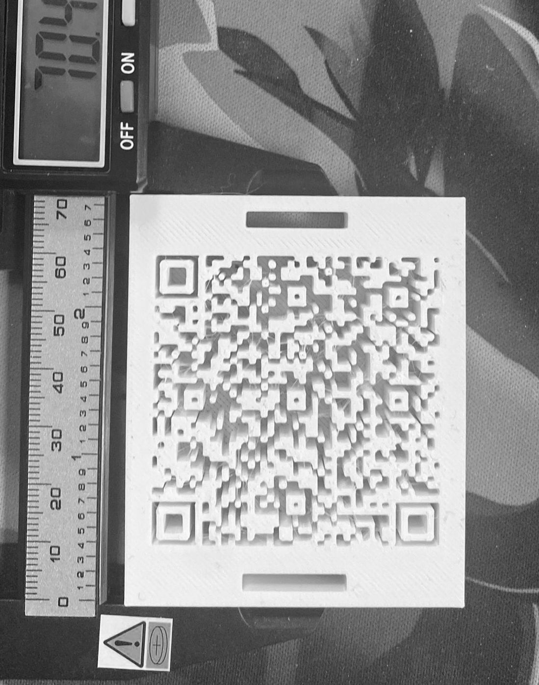 Thumbnail von 3D gedruckter QR-Code fürs Werkzeugmanagement und Betriebsmittelverwaltung
