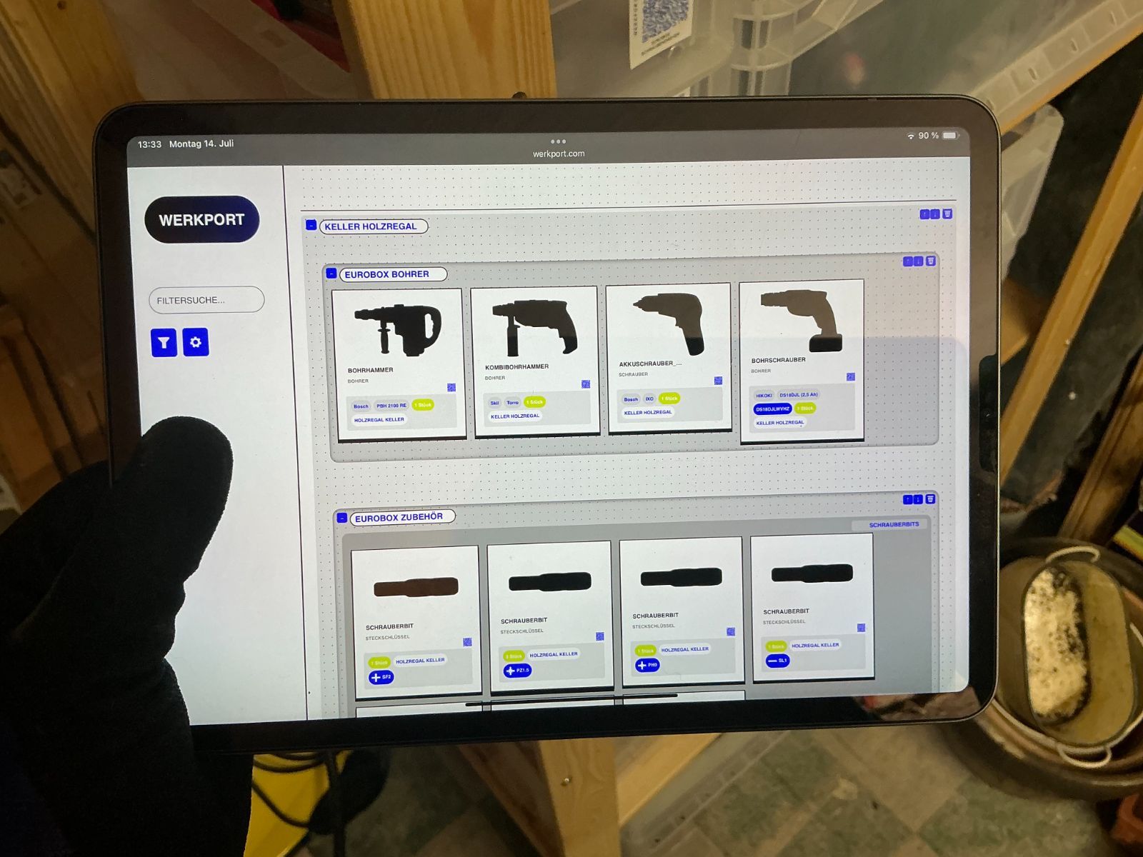 werkzeug diebstahl werkzeug app