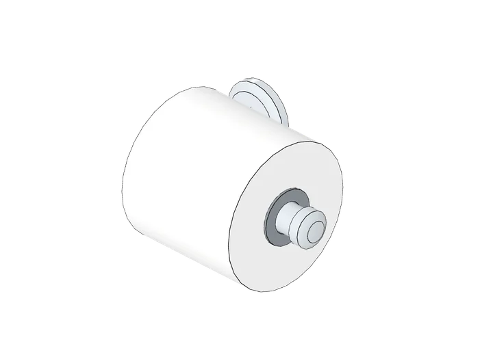 Toilettenpapierhalter als 3D-Modell