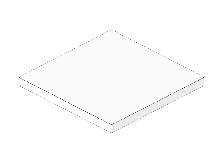 LED-Panel 62 x 62 cm als 3D-Modell