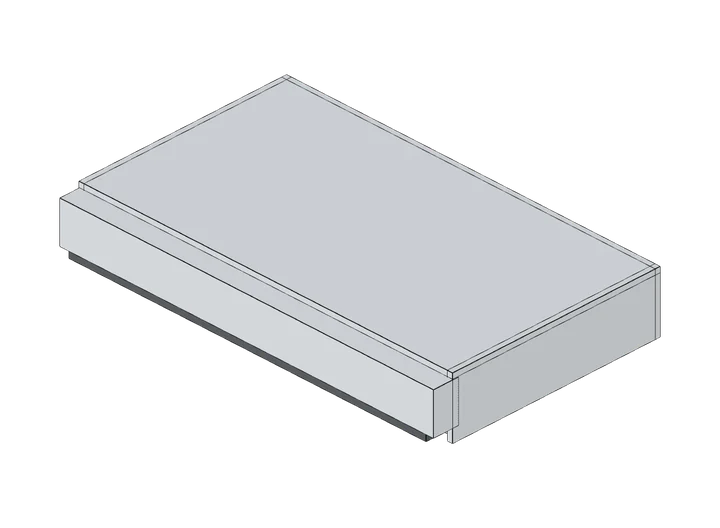 Dunstabzugshaube Unterbau 900 (Umluft) als 3D-Modell