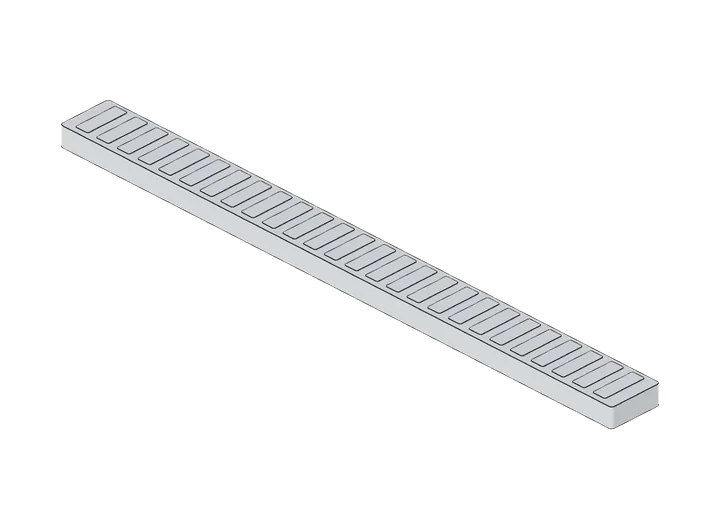 Duschrinne / Bodenablauf 800 als 3D-Modell