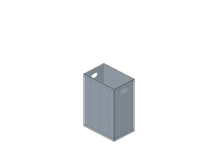 Eurobox 300 × 200 × 420 mm als 3D-Modell