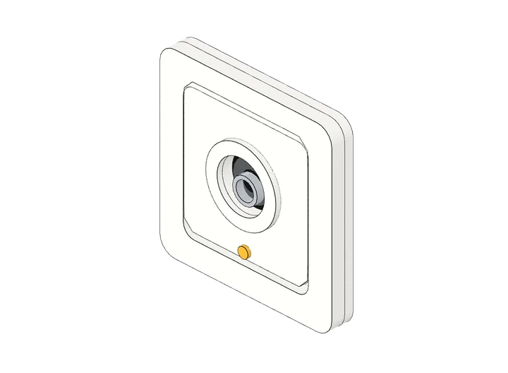 Fernmeldesteckdose FM (UKW-Rundfunk) als 3D-Modell