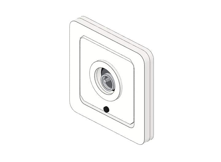 Fernmeldesteckdose TV (Fernsehen) als 3D-Modell