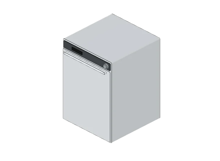 Geschirrspüler freistehend 600 als 3D-Modell