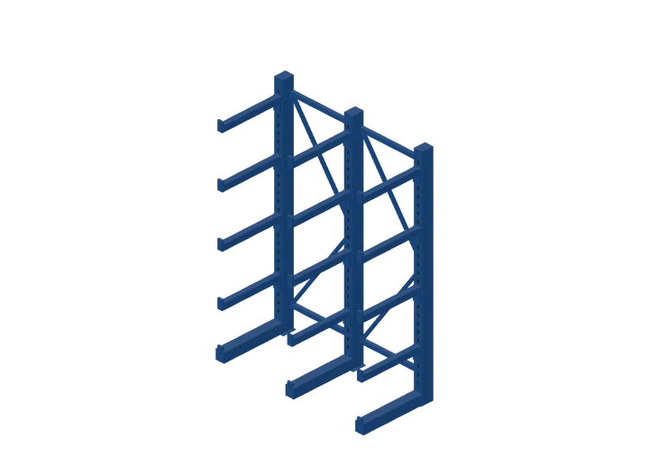 Kragarmregal als 3D-Modell