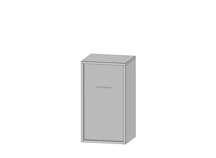 Küchen-Hängeschrank 40 cm (1 Tür) als 3D-Modell