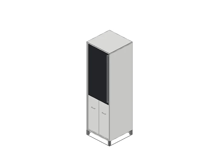 Küchen-Kühlschrank-Hochschrank 60 cm als 3D-Modell