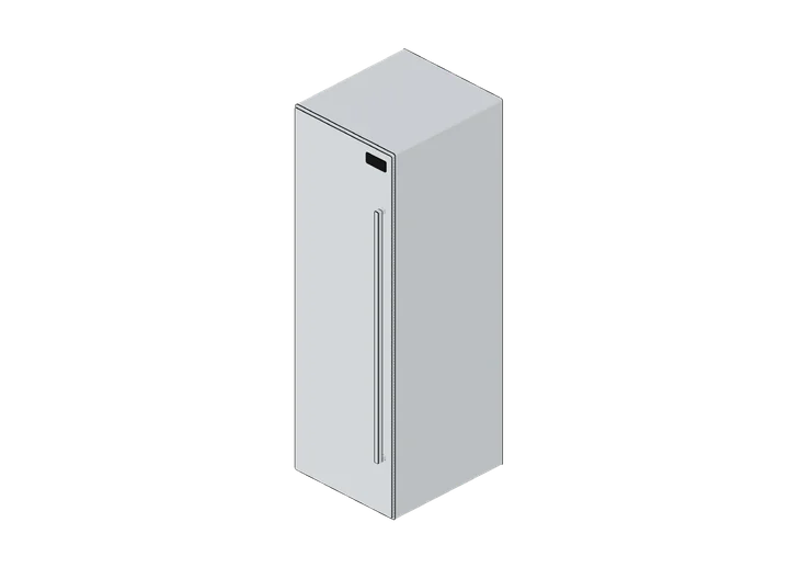 Kühlschrank freistehend 600 als 3D-Modell