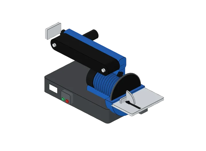 Band und Tellerschleifer als 3D-Modell