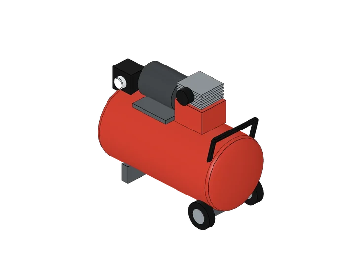 Kompressor als 3D-Modell