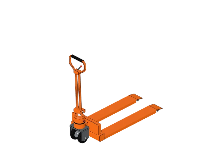 Gabelhubwagen als 3D-Modell