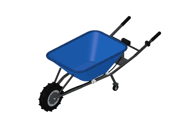 Schubkarre Akku als 3D-Modell