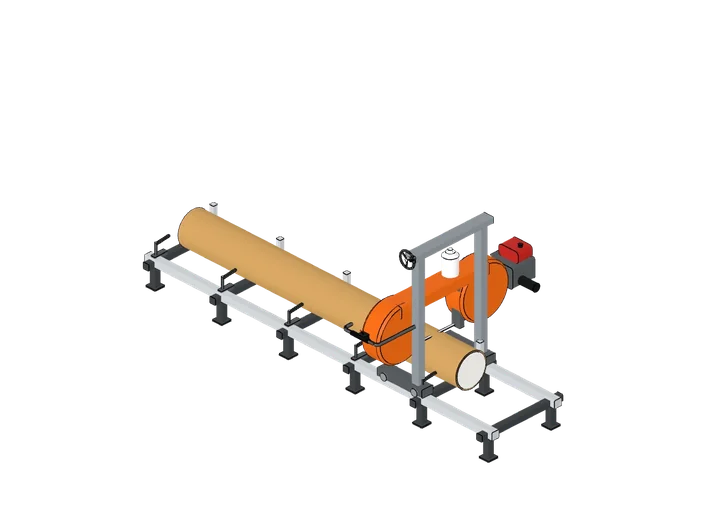 Blochbandsäge als 3D-Modell