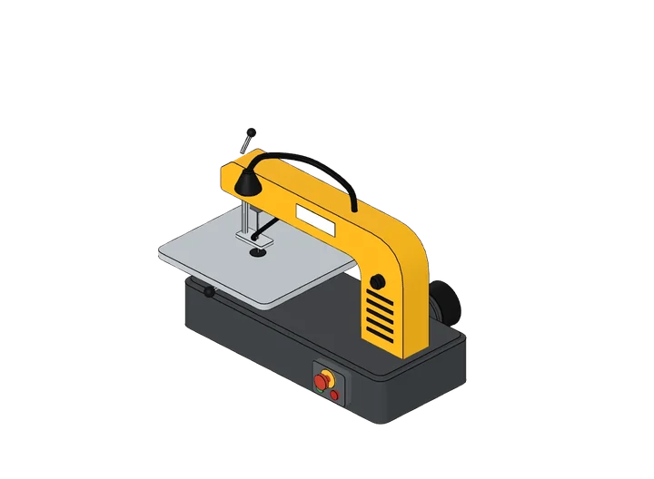 Dekupiersäge als 3D-Modell