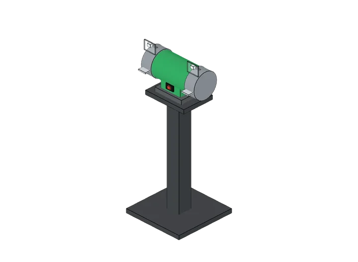 Doppelschleifbock als 3D-Modell