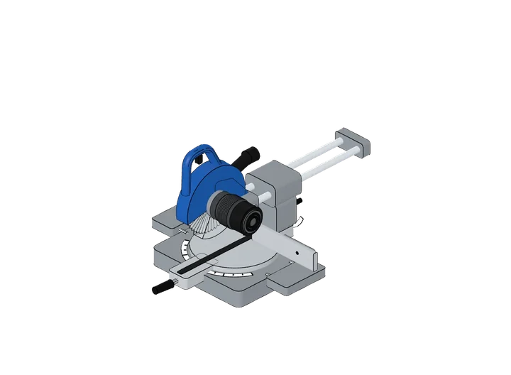 Kappsäge als 3D-Modell