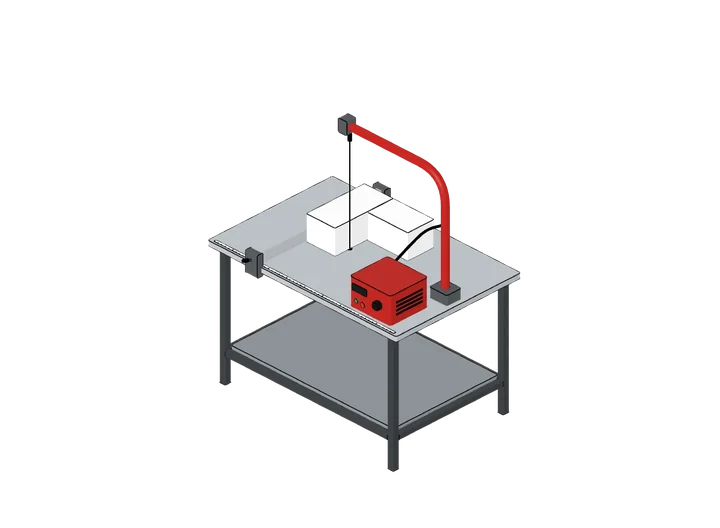 Styroporschneider als 3D-Modell