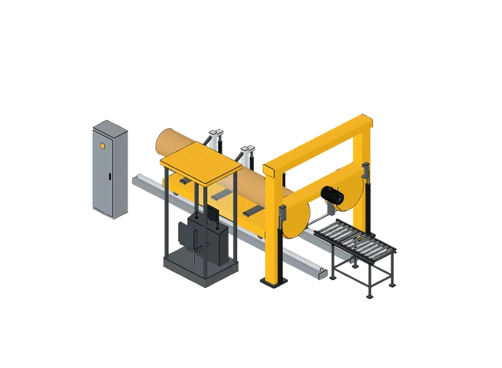 Sägewerk als 3D-Modell