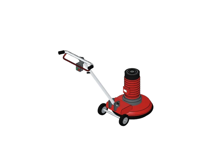 Einscheibenmaschine als 3D-Modell