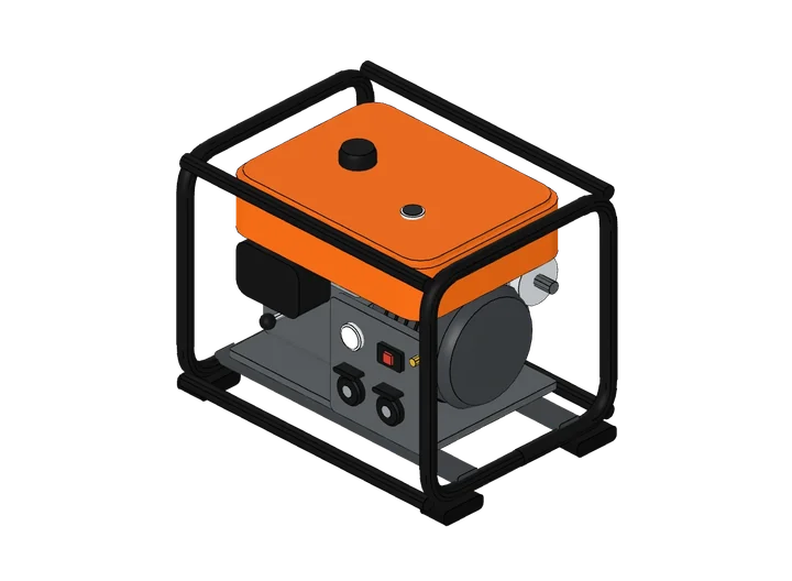 Generator als 3D-Modell