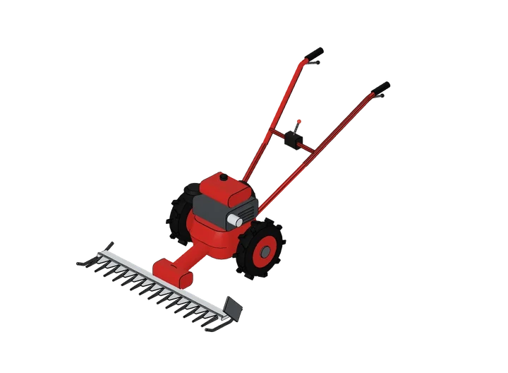 Balkenmäher als 3D-Modell