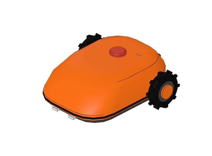 Mähroboter als 3D-Modell
