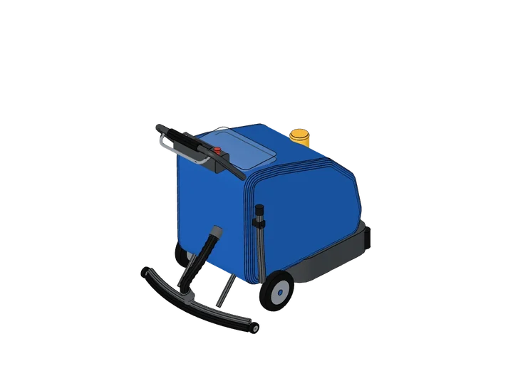 Scheuersaugmaschine als 3D-Modell
