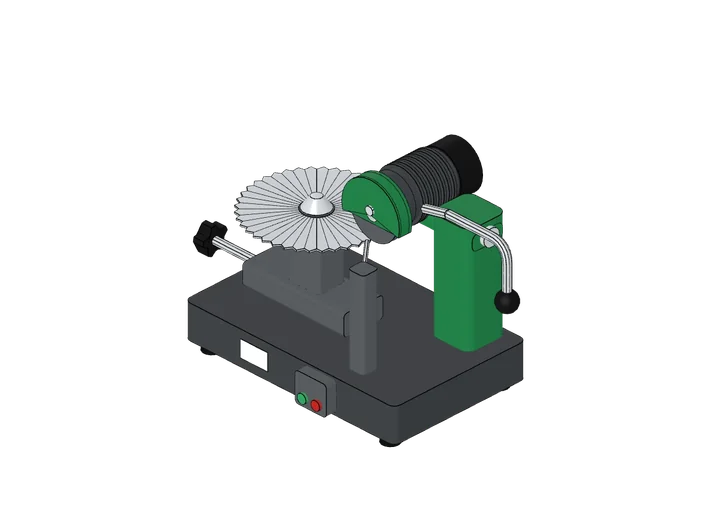 Kreissägeblattschärfgerät als 3D-Modell