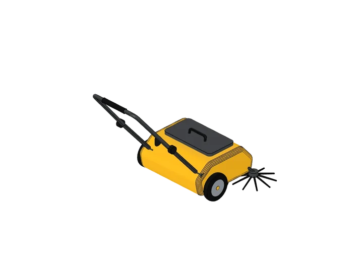 Kehrmaschine als 3D-Modell