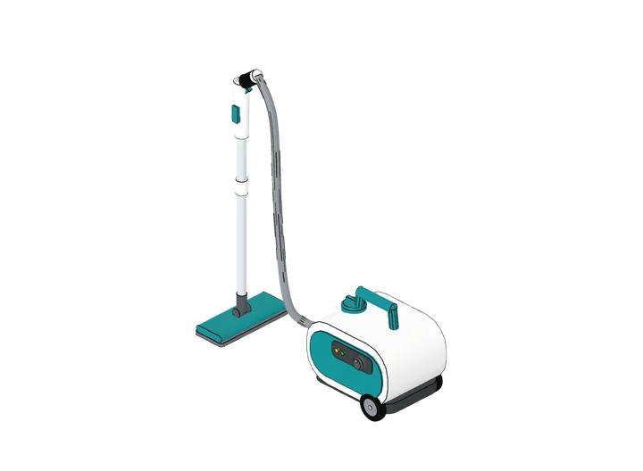 Dampfreiniger als 3D-Modell