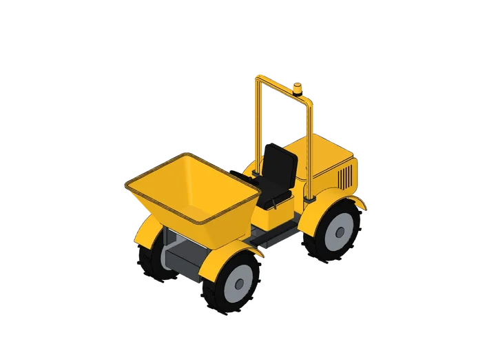 Dumper als 3D-Modell