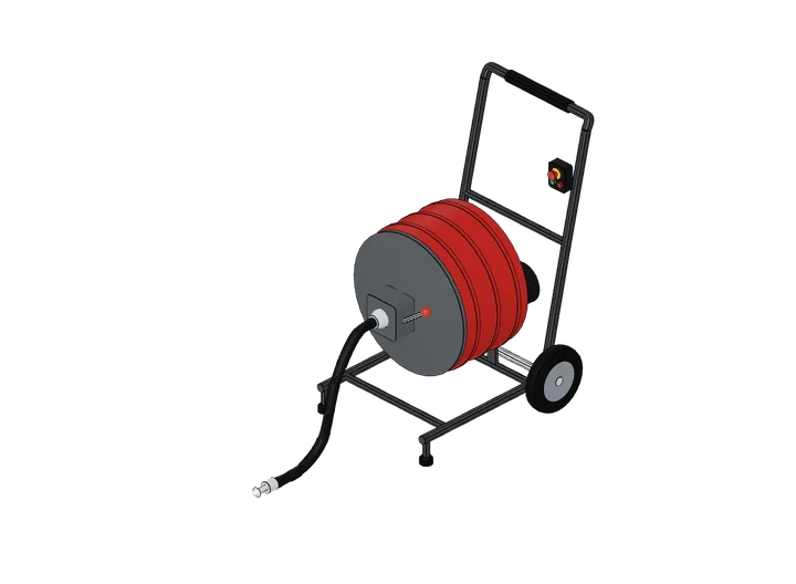 Rohrreinigungsspirale als 3D-Modell