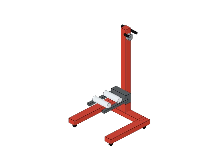 Radlift als 3D-Modell