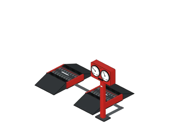 Bremsenprüfstand als 3D-Modell
