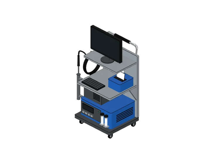 Abgastester als 3D-Modell