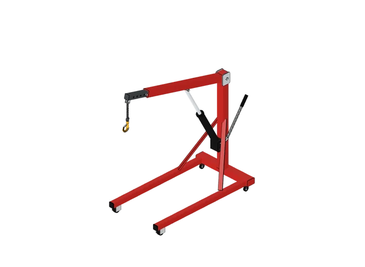 Motorkran als 3D-Modell