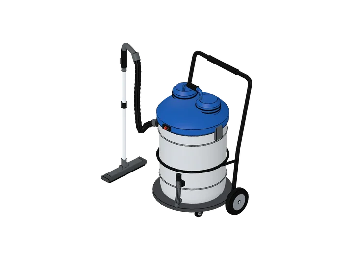 Nass und Trockensauger als 3D-Modell