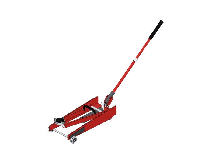 Rangierwagenheber als 3D-Modell