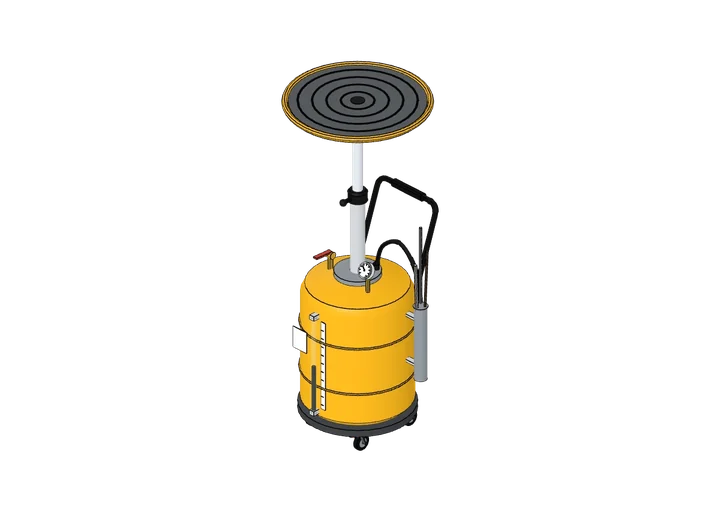 Altölauffanggerät als 3D-Modell