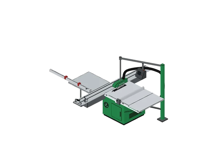 Formatkreissäge als 3D-Modell
