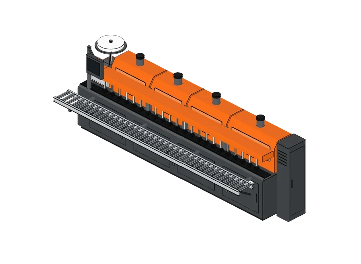 Kantenanleimmaschine als 3D-Modell