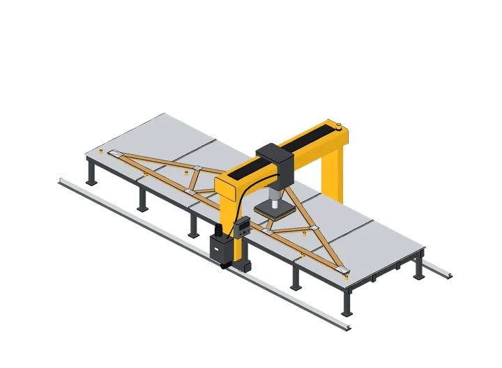 Nagelplattenpresse als 3D-Modell