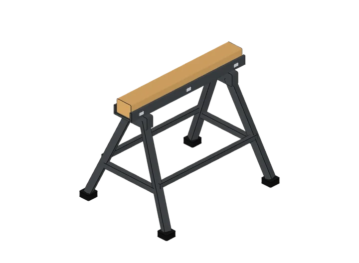Abbundbock als 3D-Modell