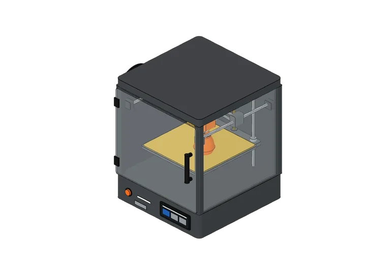 3D-Drucker FDM als 3D-Modell