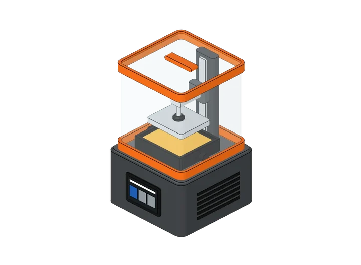 3D-Drucker Resin als 3D-Modell