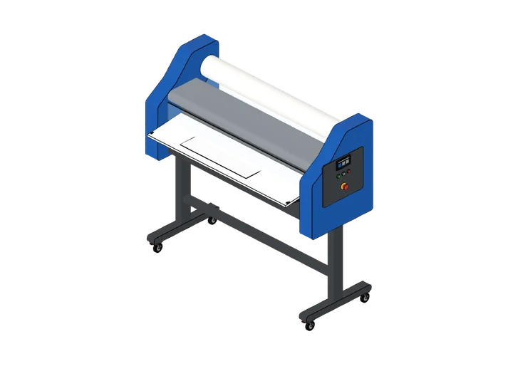Rollenlaminator als 3D-Modell