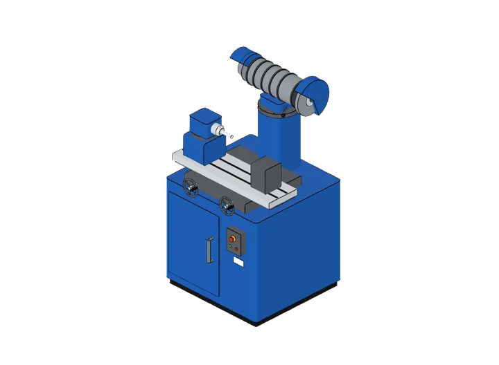 Werkzeugschleifmaschine als 3D-Modell