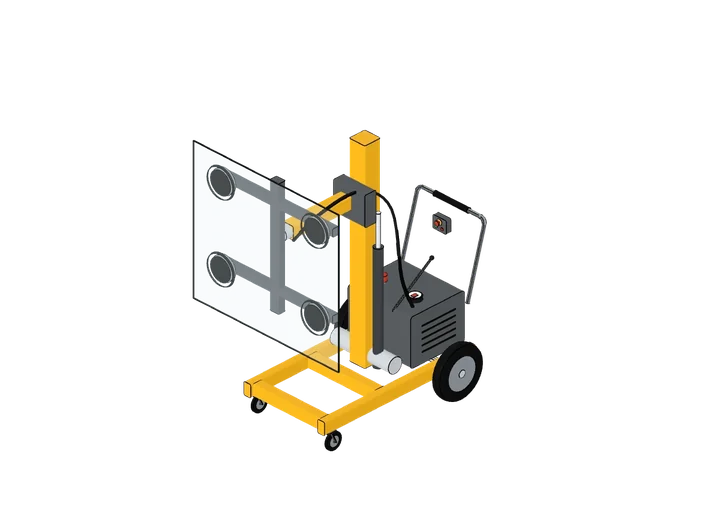 Vakuumhebegerät als 3D-Modell